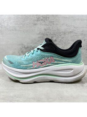 Hoka One One Bondi 9 Running Shoes - Women's Size 8.5 - Green